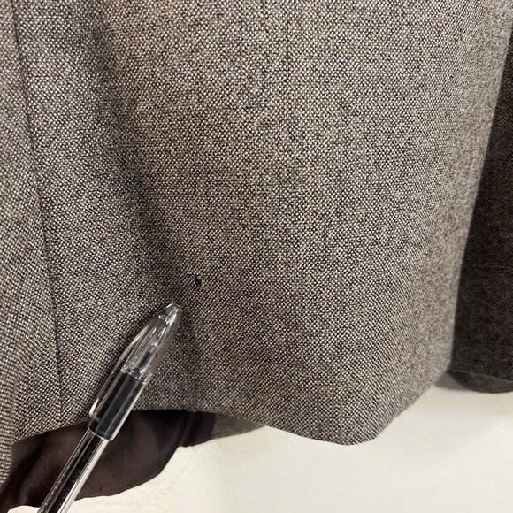 Mens Western Tweed Lambswool Blazer Leather Elbow Patches Circle S Size 48L - Picture 6 of 16
